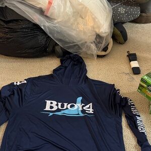 Men's Blue Swim Rash Guard